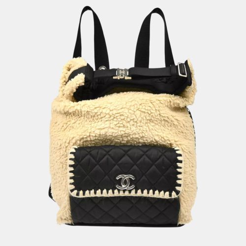 White Wool Nylon Backpack - Chanel - Modalova