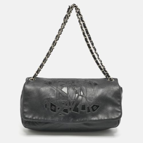 Leather CC Mosaic Flap Shoulder Bag - Chanel - Modalova