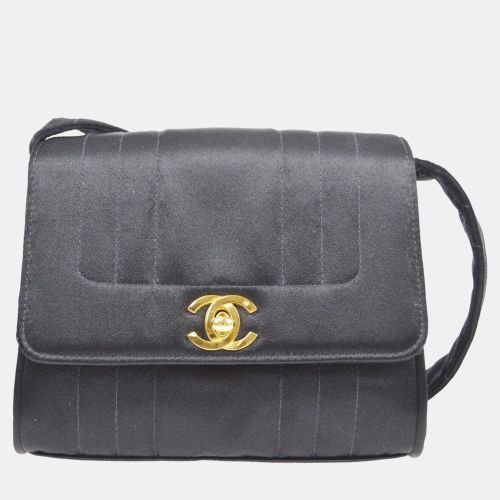 Satin Straight Flap Mademoiselle Shoulder Bag - Chanel - Modalova