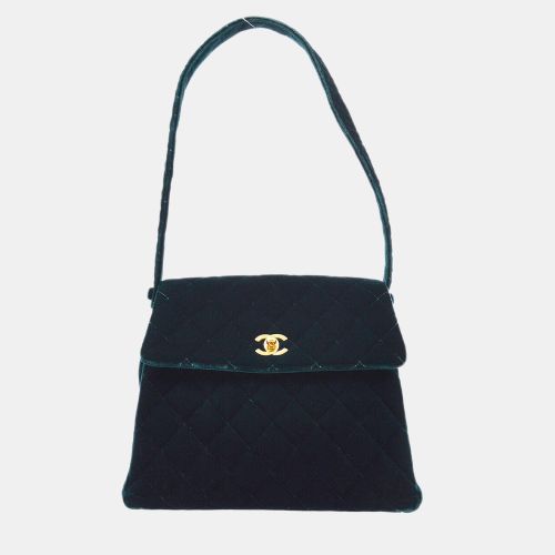 Chanel Moss Green Velvet Handbag - Chanel - Modalova