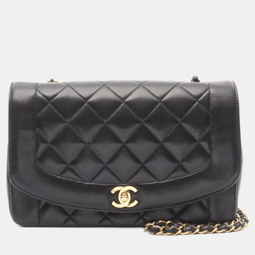 Diana Flap Lambskin Leather Shoulder Bag - Chanel - Modalova