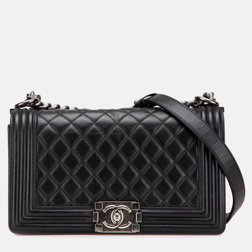 Old Medium Quilted Lambskin Boy Flap - Chanel - Modalova