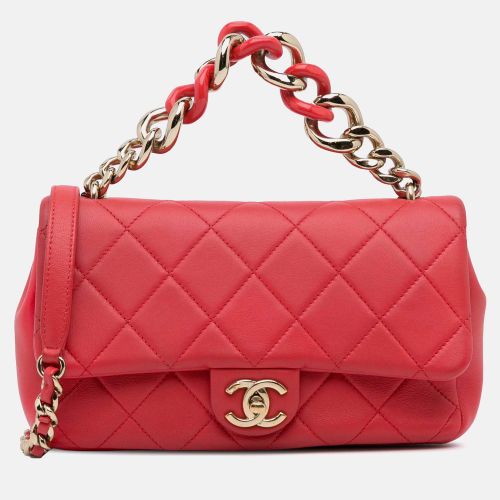 Elegant Chain Single Flap Small Lambskin Bag - Chanel - Modalova