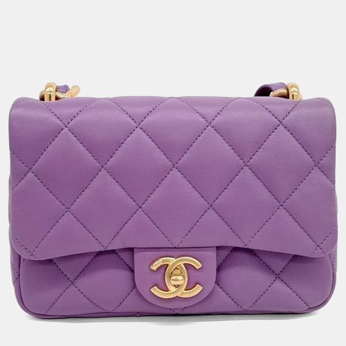 Leather chain shoulder bag - Chanel - Modalova