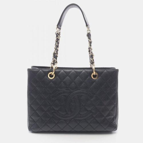 Matelasse Calfskin Grand Shopping Tote Chain Bag GHW - Chanel - Modalova