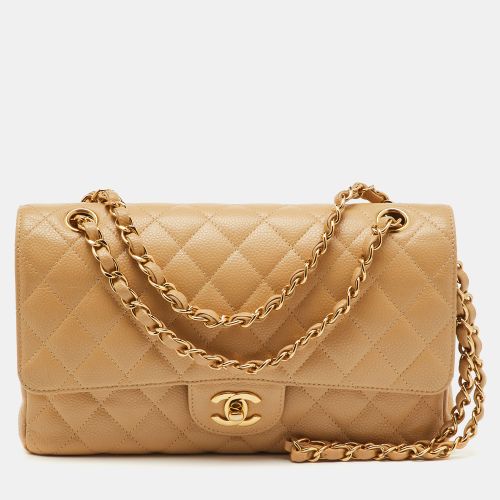 Quilted Caviar Leather Medium Classic Double Flap Bag - Chanel - Modalova