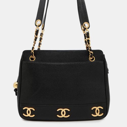 CC Caviar Leather Tote Bag - Chanel - Modalova