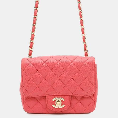 Matelassé Caviar Leather Chain Shoulder Bag - Chanel - Modalova
