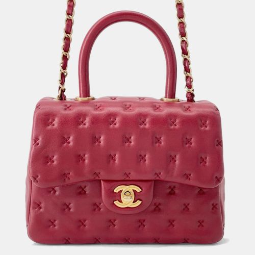 Coco Handle 2Way Handbag Lambskin Size Small - Chanel - Modalova