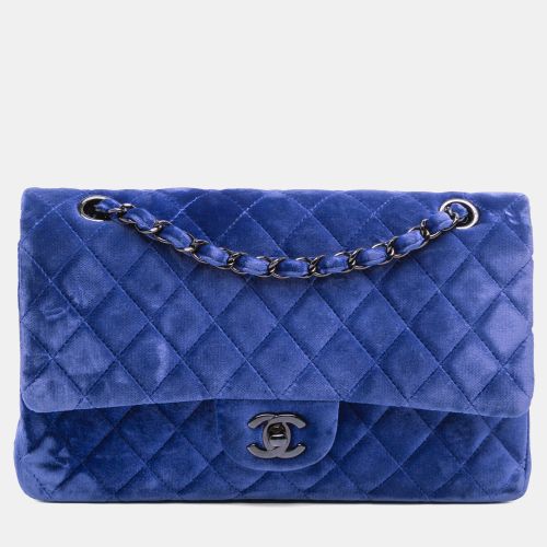 Medium Classic Velvet Double Flap - Chanel - Modalova
