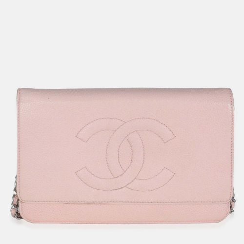 Quilted Caviar Timeless CC Classic Wallet On Chain - Chanel - Modalova
