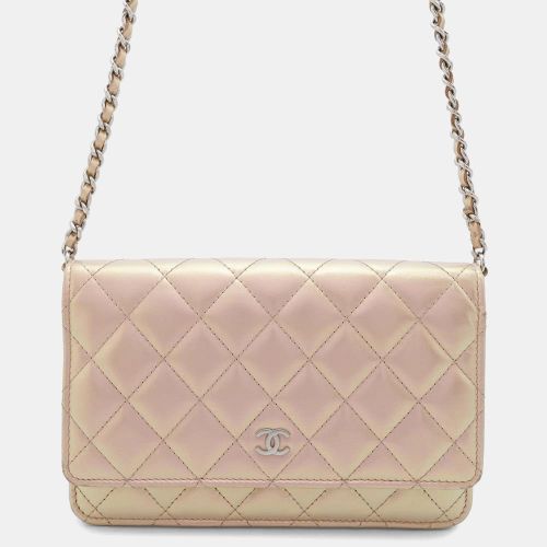 Chain Wallet Matelasse Coco Mark Lambskin - Chanel - Modalova