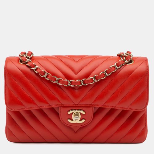 Small Classic Chevron Lambskin Double Flap - Chanel - Modalova