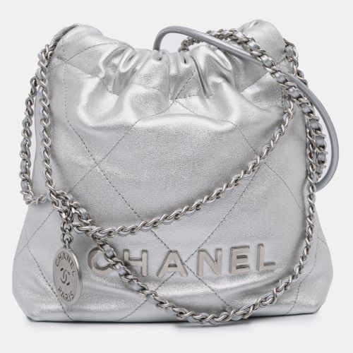 Mini Metallic Calfskin 22 Satchel - Chanel - Modalova