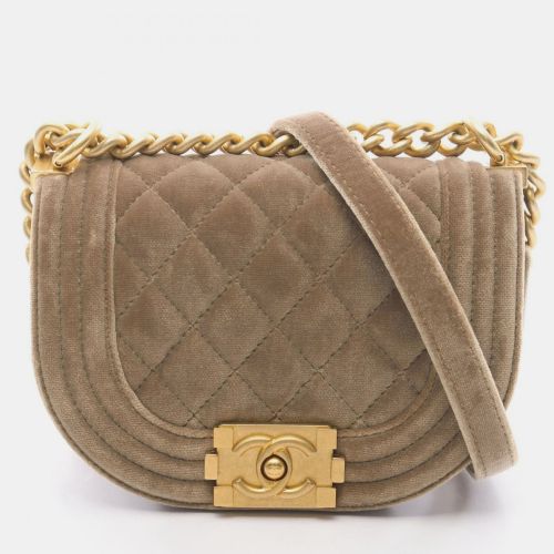 Boy Small Velvet Messenger Bag - Chanel - Modalova