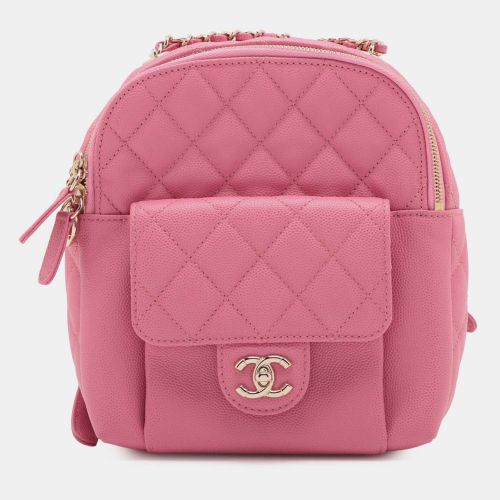 Small Quilted Caviar CC Day Backpack - Chanel - Modalova