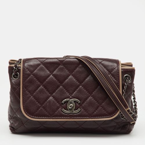 Quilted Caviar Leather Wild Stitch Accordion Flap Bag - Chanel - Modalova