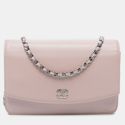 CC Caviar Sevruga Wallet On Chain - Chanel - Modalova