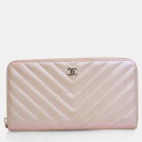 Chanel Caviar CC Long Zip Wallet - Chanel - Modalova