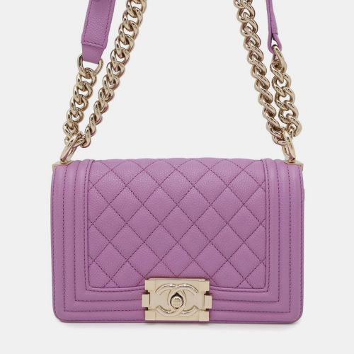 Boy Small Matelasse Coco Mark Chain Shoulder Bag - Chanel - Modalova