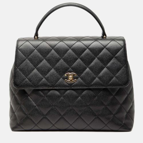 CC Quilted Caviar Kelly Top Handle Bag - Chanel - Modalova