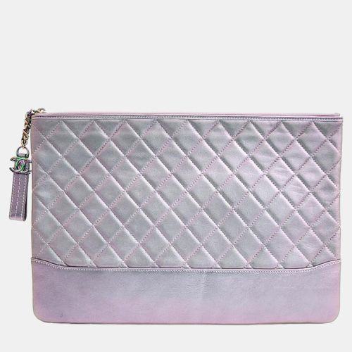 Leather Gabrielle Clutch - Chanel - Modalova