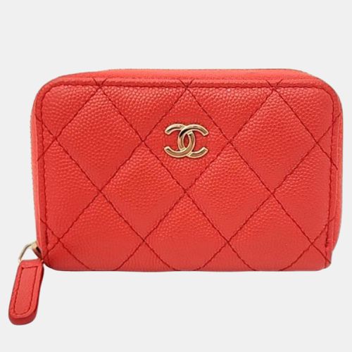 Caviar Leather Zip Around CC Wallet - Chanel - Modalova