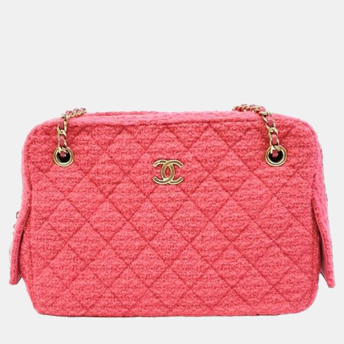 Leather Tweed Camera Shoulder Bag - Chanel - Modalova