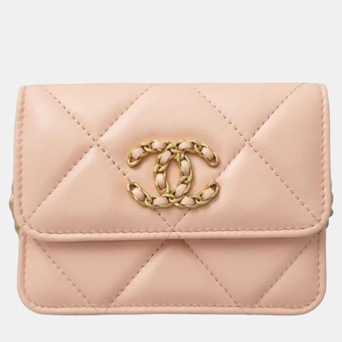 Leather 19 Chain Coin Purse - Chanel - Modalova