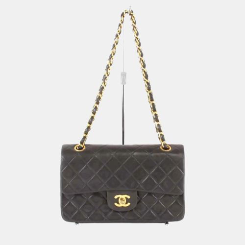 Lambskin Leather Small Classic Double Flap Shoulder Bag - Chanel - Modalova