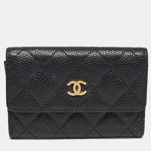 Caviar Quilted Leather CC Flap Card Case - Chanel - Modalova