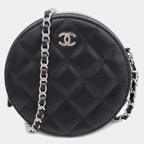 Leather Round CC Clutch Bag - Chanel - Modalova