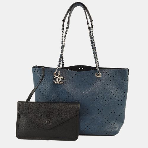 Perforated Leather Punchin Chain Tote Bag - Chanel - Modalova