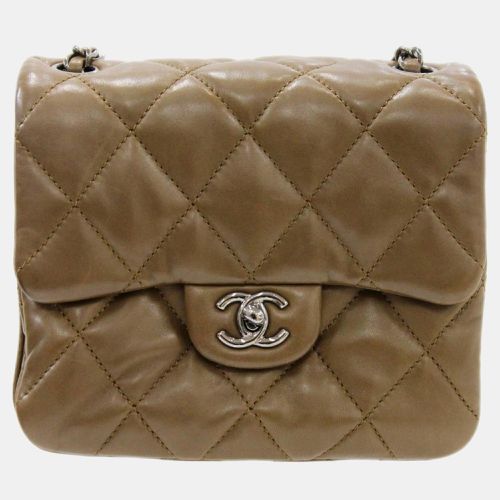 Patent Leather Mini Square Classic Double Flap Shoulder Bags - Chanel - Modalova