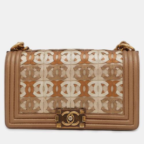 Brown/ Paris-Dubai Medium Boy Bag - Chanel - Modalova