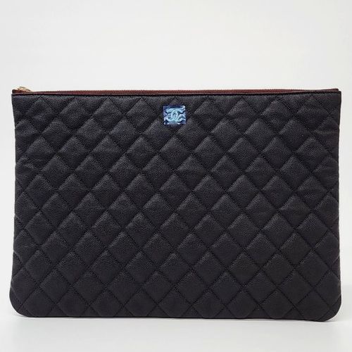 Caviar Leather Large Clutch Bag - Chanel - Modalova