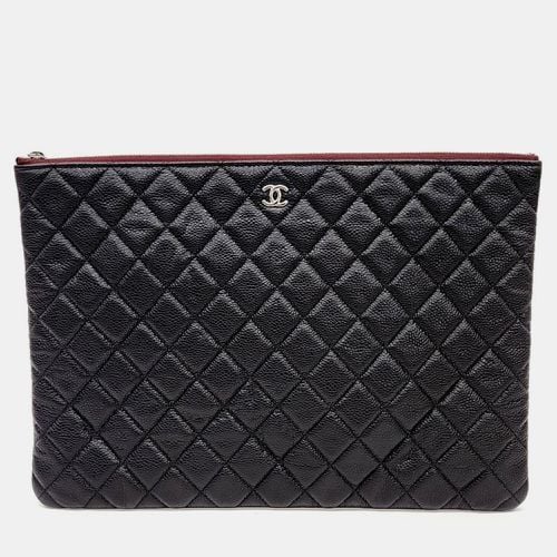 Caviar Leather Large Clutch Bag - Chanel - Modalova