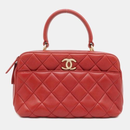 Lambskin Leather Bowling Bag - Chanel - Modalova