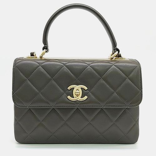 Khaki Lambskin Leather Small Trendy Flap Bag - Chanel - Modalova