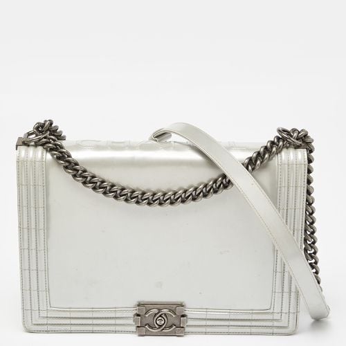 Patent Leather Large Reverso Boy Flap Bag - Chanel - Modalova