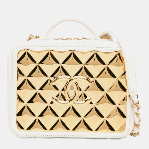 Medium Lambskin Golden Plate Vanity Case - Chanel - Modalova