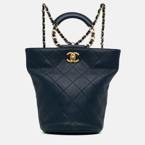 Calfskin In The Loop Chain Backpack - Chanel - Modalova