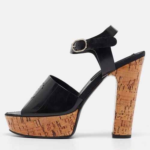 Jelly CC Cork Platform Ankle Strap Sandals Size 39 - Chanel - Modalova