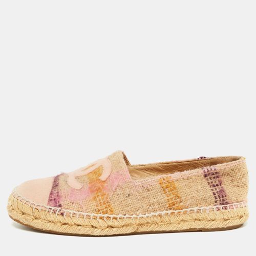 Tweed CC Cap Toe Espadrilles Size 40 - Chanel - Modalova