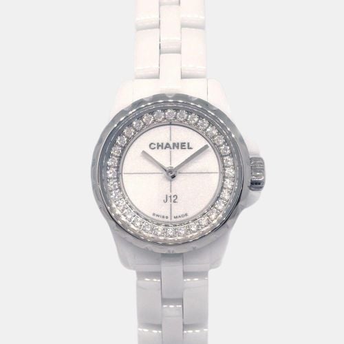 Ceramic J12 H5237 Quartz Women's Wristwatch 19 mm - Chanel - Modalova