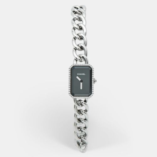 Black Stainless Steel Diamond Premiere H3252 Women's Wristwatch 15.80 mm - Chanel - Modalova