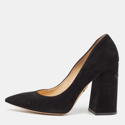 Suede Block Heel Pumps Size 39 - Charlotte Olympia - Modalova