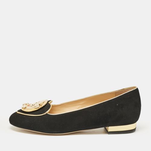 Suede Eclipse Ballet Flats Size 35 - Charlotte Olympia - Modalova