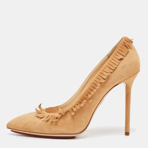 Suede Fringe Pumps Size 40 - Charlotte Olympia - Modalova