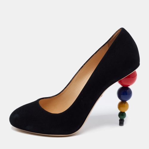 Suede Mid Century Pumps Size 37.5 - Charlotte Olympia - Modalova